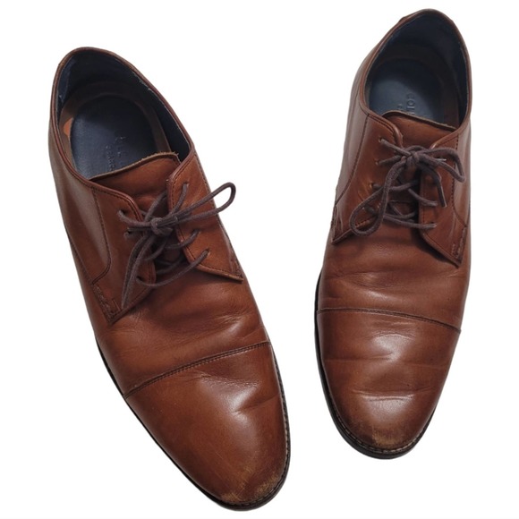 Cole Haan Lenox Hill Cap Toe Oxford - Tan Size 10M - Picture 3 of 8